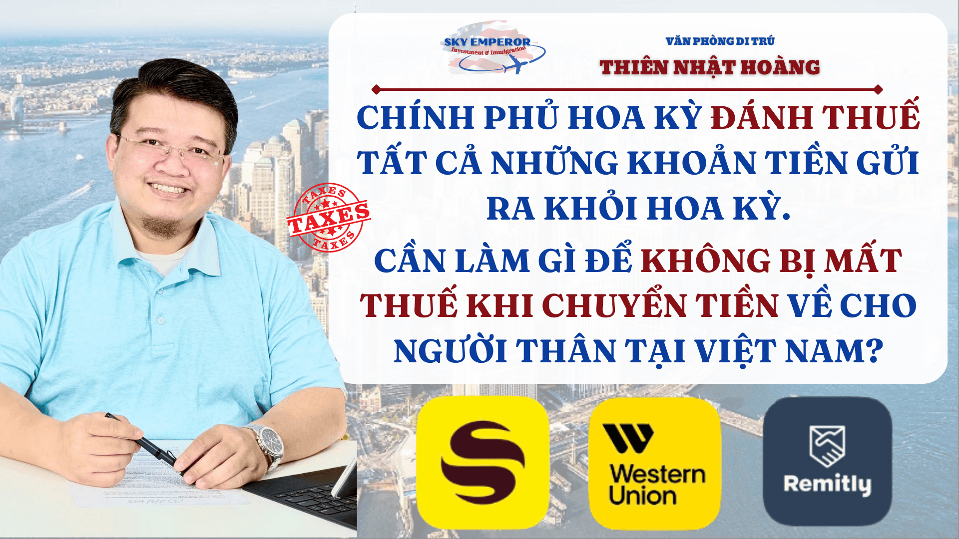 Chính phủ Mỹ đánh thuế toàn bộ tiền gửi ra khỏi Mỹ làm sao tránh