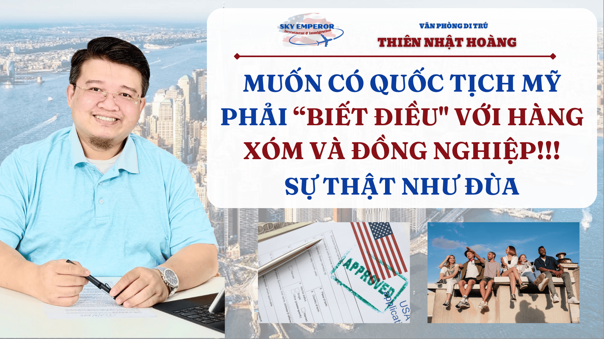 Muốn có quốc tịch Mỹ phải BIẾT ĐIỀU với hàng xóm và đồng nghiệp