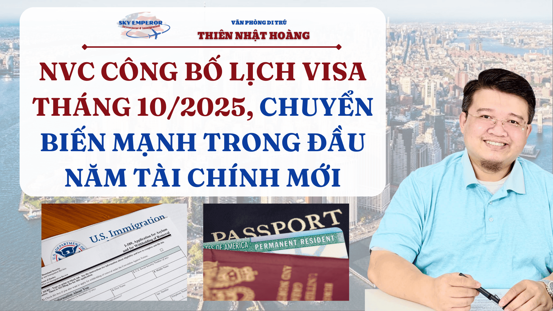 NVC công bố lịch Visa tháng 10/2025