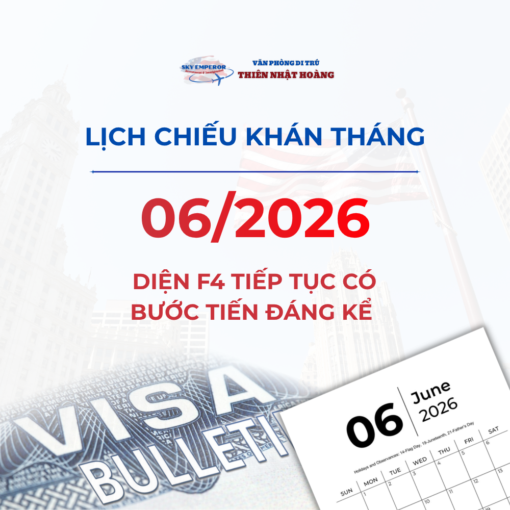Lịch Visa tháng 06/2026