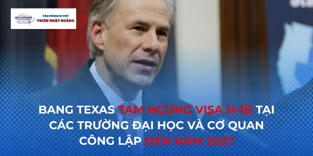 Bang Texas tạm ngưng visa H-1B tại các trường đại học và cơ quan công lập