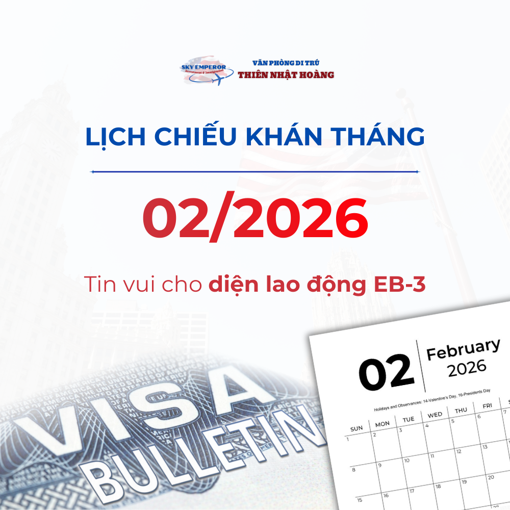 Lịch Visa tháng 02/2026