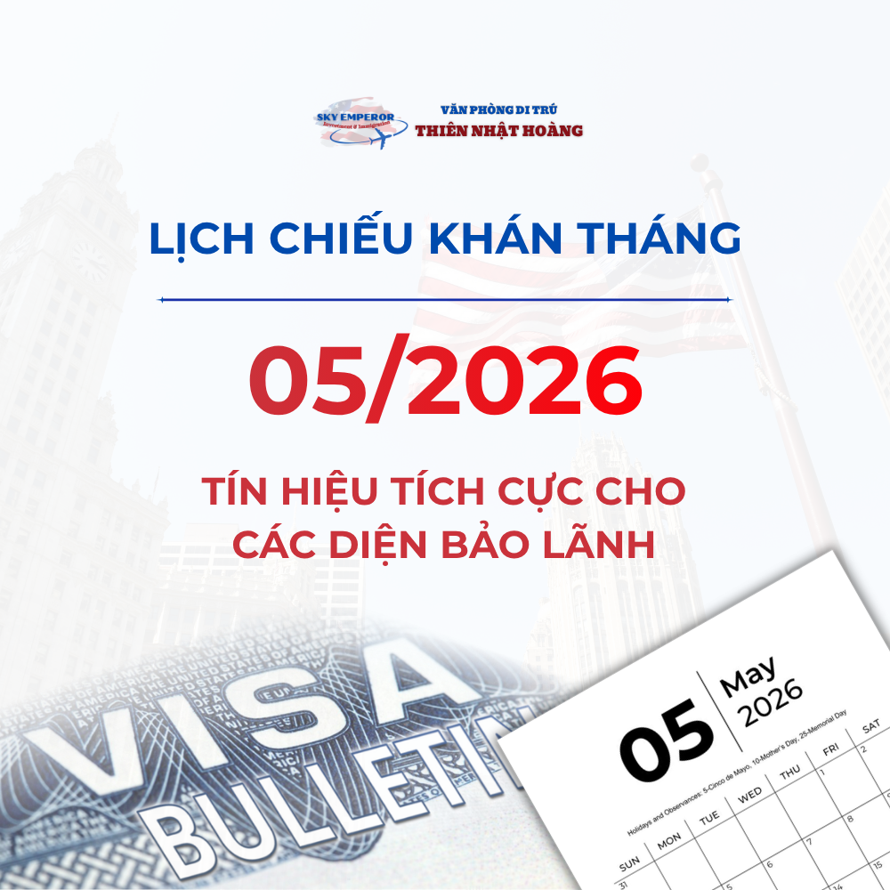 Lịch Visa Tháng 05/2026