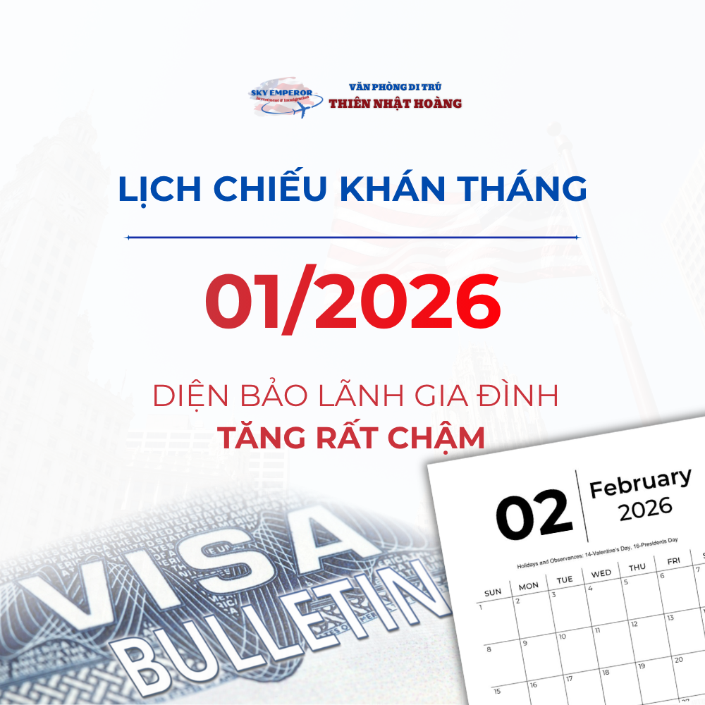 Lịch Visa Bulletin Tháng 01/2026