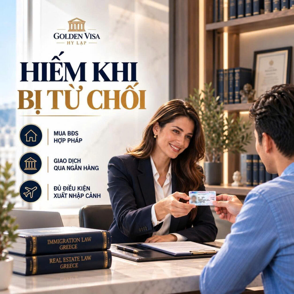 Vì sao hồ sơ Golden Visa Hy Lạp hiếm khi bị từ chối?